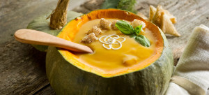 Zuppa di zucca nella sua forma originale